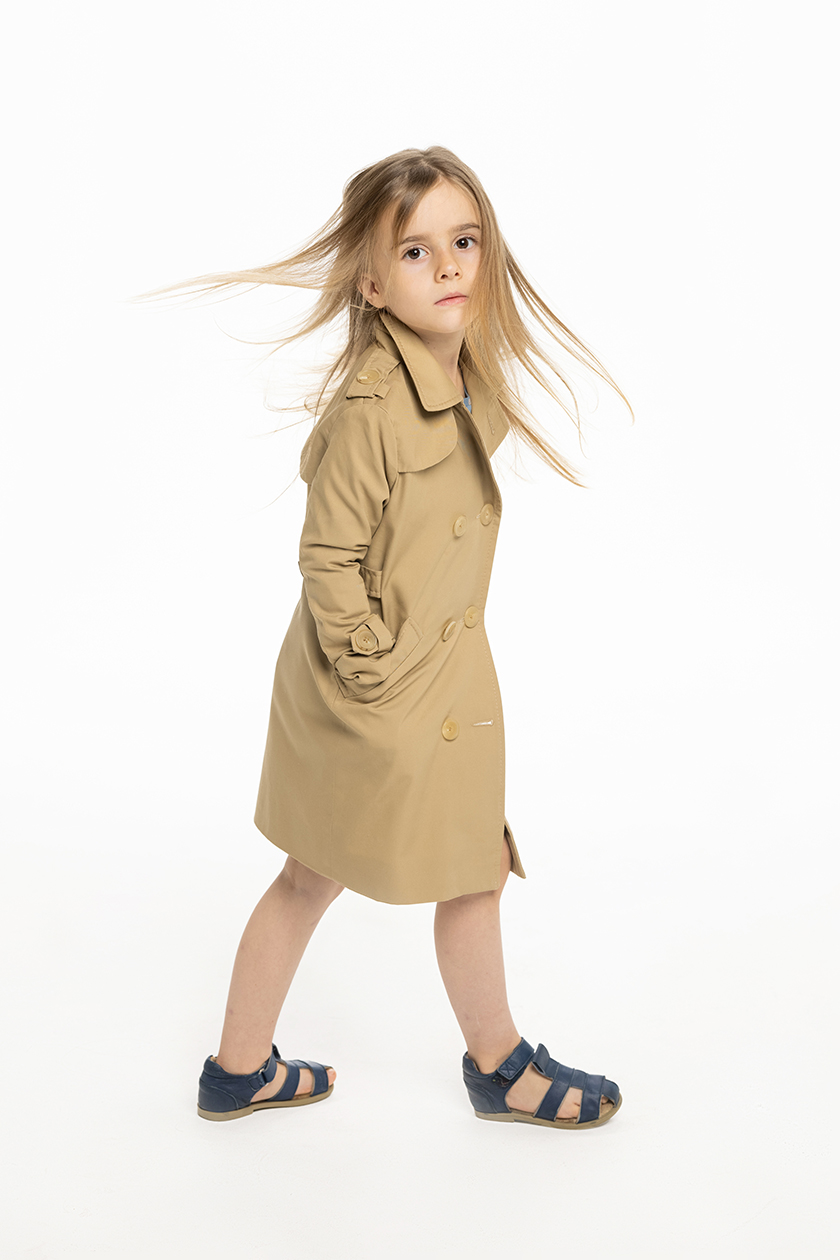 Lilia Ceaicovschi kids trench coat Nasy